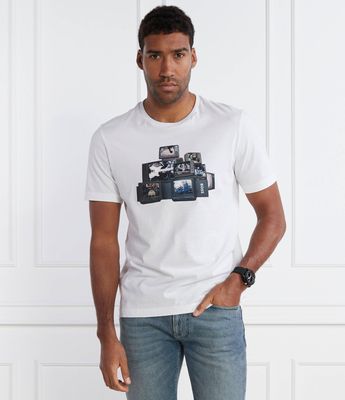 T-shirt męski młodzieżowy BOSS ORANGE ze sklepu: Gomez Fashion Store w kategorii: T-shirty męskie - zdjęcie 874714-BD9-10338_BO241M000050100