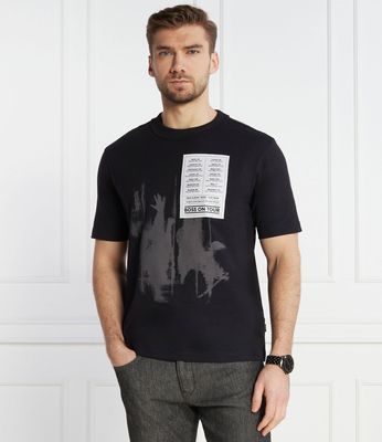 T-shirt męski na wiosnę BOSS ORANGE ze sklepu: Gomez Fashion Store w kategorii: T-shirty męskie - zdjęcie 874714-BD9-10338_BO241M000052001