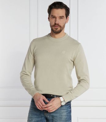 Sweter męski BOSS ORANGE ze sklepu: Gomez Fashion Store w kategorii: Swetry męskie - zdjęcie 874714-BD9-10338_BO241M000055271