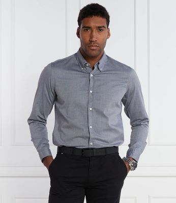 Koszula męska z kołnierzykiem button down BOSS ORANGE ze sklepu: Gomez Fashion Store w kategorii: Koszule męskie - zdjęcie 874714-BD9-10338_BO241M000067420