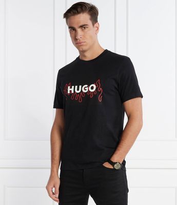 T-shirt męski na wiosnę HUGO ze sklepu: Gomez Fashion Store w kategorii: T-shirty męskie - zdjęcie 874714-BD9-10338_BU241M000149001
