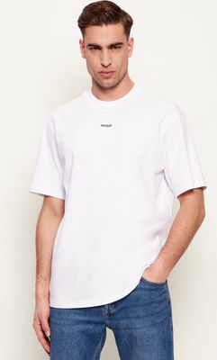 T-shirt męski na wiosnę HUGO ze sklepu: Gomez Fashion Store w kategorii: T-shirty męskie - zdjęcie 874714-BD9-10338_BU241M000152100