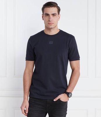 T-shirt męski na wiosnę HUGO ze sklepu: Gomez Fashion Store w kategorii: T-shirty męskie - zdjęcie 874714-BD9-10338_BU241M000154405
