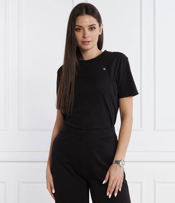 Bluzka damska casual Calvin Klein Jeans ze sklepu: Gomez Fashion Store w kategorii: Bluzki damskie - zdjęcie 874714-BD9-10338_CJ241W000038A81