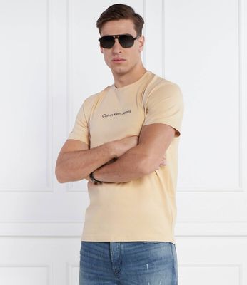 Calvin Klein Jeans - T-shirt męski na wiosnę ze sklepu: Gomez Fashion Store w kategorii: T-shirty męskie - zdjęcie 874714-BD9-10338_CJ241M000047313