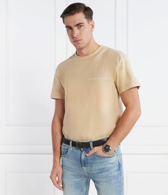 Calvin Klein Jeans - T-shirt męski casual ze sklepu: Gomez Fashion Store w kategorii: T-shirty męskie - zdjęcie 874714-BD9-10338_CJ241M000052313