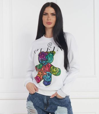 Philipp Plein - Bluza damska jesienna ze sklepu: Gomez Fashion Store w kategorii: Bluzy damskie - zdjęcie 874714-BD9-10338_PN241W000006001