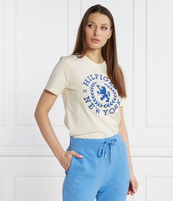 Bluzka damska wiosenna Tommy Hilfiger ze sklepu: Gomez Fashion Store w kategorii: Bluzki damskie - zdjęcie 874714-BD9-10338_TH241W000082857