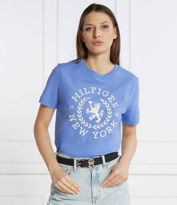 Bluzka damska wiosenna Tommy Hilfiger ze sklepu: Gomez Fashion Store w kategorii: Bluzki damskie - zdjęcie 874714-BD9-10338_TH241W000082852