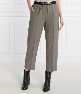 Spodnie damskie casualowe Tommy Hilfiger ze sklepu: Gomez Fashion Store w kategorii: Spodnie damskie - zdjęcie 874714-BD9-10338_TH241W000091J11