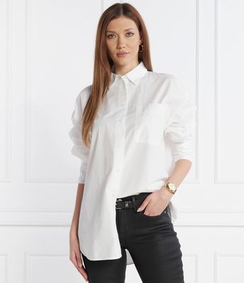 Koszula damska na lato Tommy Hilfiger ze sklepu: Gomez Fashion Store w kategorii: Koszule damskie - zdjęcie 874714-BD9-10338_TH241W000094H83