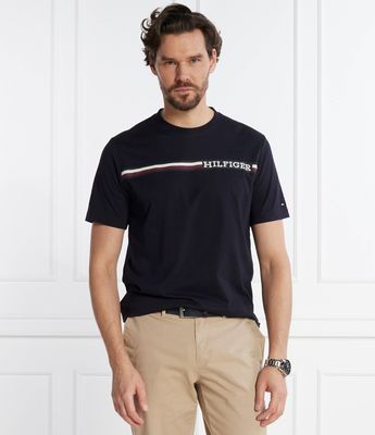 T-shirt męski w stylu młodzieżowym Tommy Hilfiger ze sklepu: Gomez Fashion Store w kategorii: T-shirty męskie - zdjęcie 874714-BD9-10338_TH241M000082F23