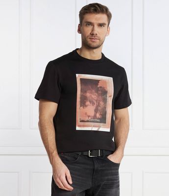 Calvin Klein - T-shirt męski młodzieżowy ze sklepu: Gomez Fashion Store w kategorii: T-shirty męskie - zdjęcie 874714-BD9-10338_CK241M000041A23