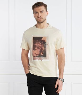 T-shirt męski na wiosnę Calvin Klein ze sklepu: Gomez Fashion Store w kategorii: T-shirty męskie - zdjęcie 874714-BD9-10338_CK241M000041396