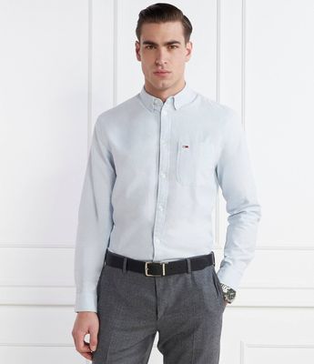 Koszula męska elegancka Tommy Jeans ze sklepu: Gomez Fashion Store w kategorii: Koszule męskie - zdjęcie 874714-BD9-10338_TM241M000066442