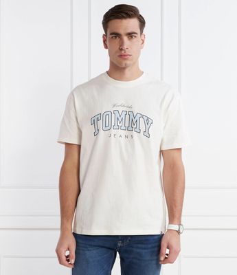 Tommy Jeans - T-shirt męski młodzieżowy wiosenny ze sklepu: Gomez Fashion Store w kategorii: T-shirty męskie - zdjęcie 874714-BD9-10338_TM241M000084A13