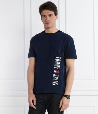 T-shirt męski na wiosnę w stylu młodzieżowym Tommy Jeans ze sklepu: Gomez Fashion Store w kategorii: T-shirty męskie - zdjęcie 874714-BD9-10338_TM241M000085072