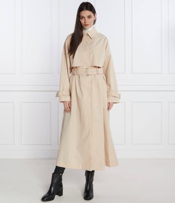 Płaszcz damski wiosenny Calvin Klein ze sklepu: Gomez Fashion Store w kategorii: Płaszcze damskie - zdjęcie 874714-BD9-10338_CK241W000060399