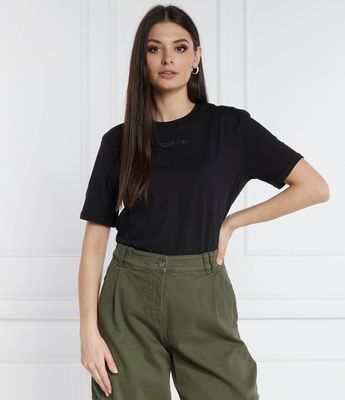 Bluzka damska na wiosnę casualowa Calvin Klein Performance ze sklepu: Gomez Fashion Store w kategorii: Bluzki damskie - zdjęcie 874714-BD9-10338_CP241W000018009