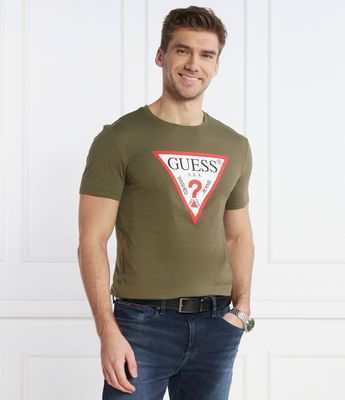 T-shirt męski wiosenny młodzieżowy Guess ze sklepu: Gomez Fashion Store w kategorii: T-shirty męskie - zdjęcie 874714-BD9-10338_GJ241M000006D46