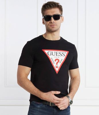 Guess - T-shirt męski na wiosnę ze sklepu: Gomez Fashion Store w kategorii: T-shirty męskie - zdjęcie 874714-BD9-10338_GJ241M000006058