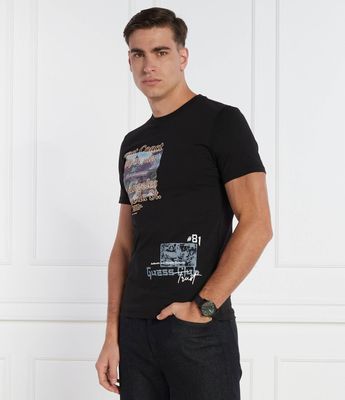 T-shirt męski Guess ze sklepu: Gomez Fashion Store w kategorii: T-shirty męskie - zdjęcie 874714-BD9-10338_GJ241M000019058