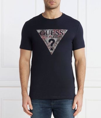 Guess - T-shirt męski wiosenny ze sklepu: Gomez Fashion Store w kategorii: T-shirty męskie - zdjęcie 874714-BD9-10338_GJ241M000025B07
