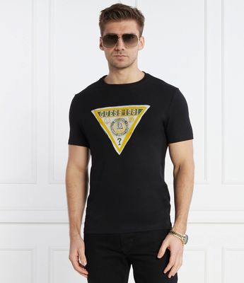 Guess - T-shirt męski młodzieżowy ze sklepu: Gomez Fashion Store w kategorii: T-shirty męskie - zdjęcie 874714-BD9-10338_GJ241M000028058