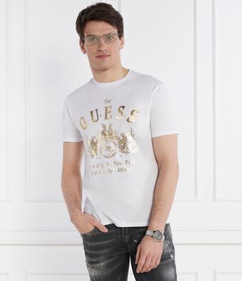 T-shirt męski młodzieżowy Guess ze sklepu: Gomez Fashion Store w kategorii: T-shirty męskie - zdjęcie 874714-BD9-10338_GJ241M000030F11