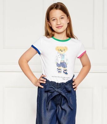 Bluzka dziewczęca na lato Polo Ralph Lauren ze sklepu: Gomez Fashion Store w kategorii: Bluzki dziewczęce