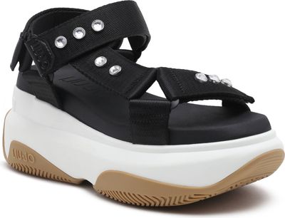 Sandały damskie na lato Liu Jo ze sklepu: Gomez Fashion Store w kategorii: Sandały damskie - zdjęcie 874714-BD9-10338_LC241W000028222