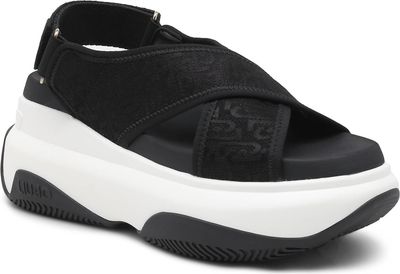 Sandały damskie na lato Liu Jo ze sklepu: Gomez Fashion Store w kategorii: Sandały damskie - zdjęcie 874714-BD9-10338_LC242W000004222