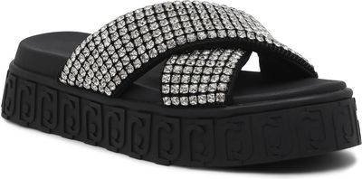 Klapki damskie na lato Liu Jo ze sklepu: Gomez Fashion Store w kategorii: Klapki damskie - zdjęcie 874714-BD9-10338_LC242W000011222