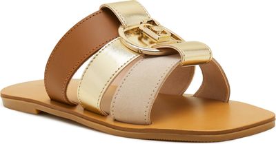 Klapki damskie na lato Liu Jo ze sklepu: Gomez Fashion Store w kategorii: Klapki damskie - zdjęcie 874714-BD9-10338_LC242W000040S75
