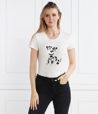 Bluzka damska młodzieżowa na wiosnę Liu Jo ze sklepu: Gomez Fashion Store w kategorii: Bluzki damskie - zdjęcie 874714-BD9-10338_LJ241W000008Q35