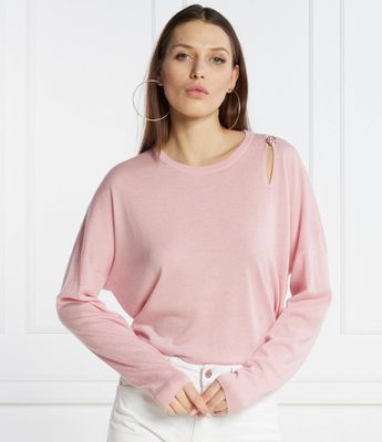 Liu Jo - Sweter damski na zimę ze sklepu: Gomez Fashion Store w kategorii: Swetry damskie - zdjęcie 874714-BD9-10338_LC241W000174566