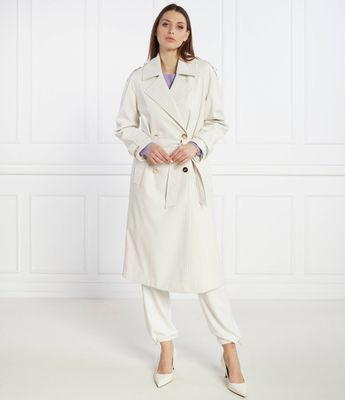 Płaszcz damski wiosenny Liu Jo ze sklepu: Gomez Fashion Store w kategorii: Płaszcze damskie - zdjęcie 874714-BD9-10338_LC241W000182O61