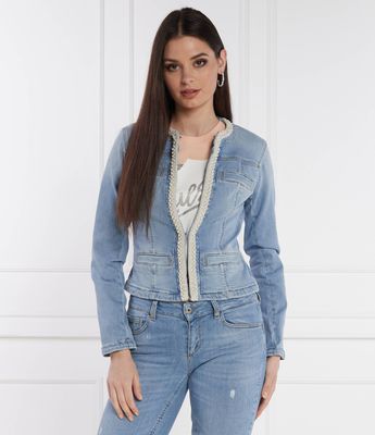 Kurtka damska wiosenna Liu Jo ze sklepu: Gomez Fashion Store w kategorii: Kurtki damskie - zdjęcie 874714-BD9-10338_LJ241W000057S82