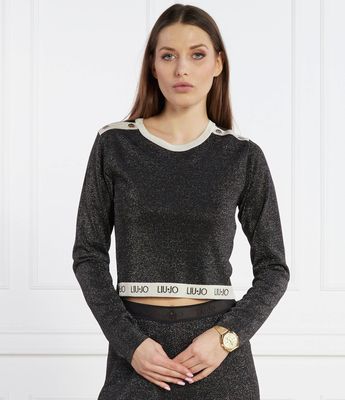 Bluza damska jesienna Liu Jo Sport ze sklepu: Gomez Fashion Store w kategorii: Bluzy damskie - zdjęcie 874714-BD9-10338_LS241W000001000