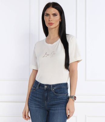 Bluzka damska casual Liu Jo Sport ze sklepu: Gomez Fashion Store w kategorii: Bluzki damskie - zdjęcie 874714-BD9-10338_LS241W000021275