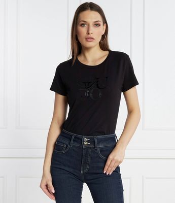 Bluzka damska na wiosnę casual Liu Jo Sport ze sklepu: Gomez Fashion Store w kategorii: Bluzki damskie - zdjęcie 874714-BD9-10338_LS241W000022411
