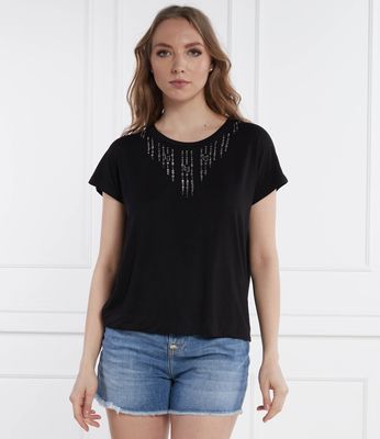 Bluzka damska casual Liu Jo Sport ze sklepu: Gomez Fashion Store w kategorii: Bluzki damskie - zdjęcie 874714-BD9-10338_LS241W000040392
