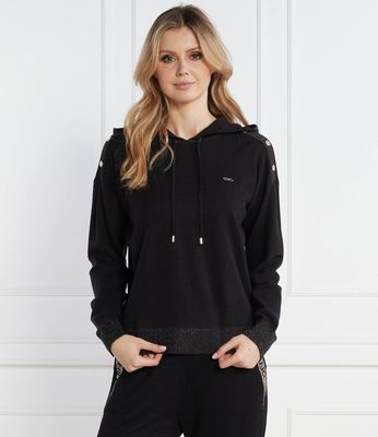 Sweter damski na zimę Liu Jo Sport ze sklepu: Gomez Fashion Store w kategorii: Swetry damskie - zdjęcie 874714-BD9-10338_LS241W000068404