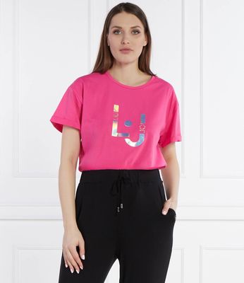 Bluzka damska w stylu młodzieżowym wiosenna Liu Jo Beachwear ze sklepu: Gomez Fashion Store w kategorii: Bluzki damskie - zdjęcie 874714-BD9-10338_LB242W000014071