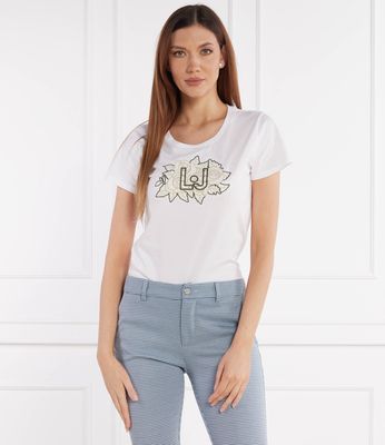 Liu Jo - Bluzka damska w stylu młodzieżowym ze sklepu: Gomez Fashion Store w kategorii: Bluzki damskie - zdjęcie 874714-BD9-10338_LJ242W000053T17