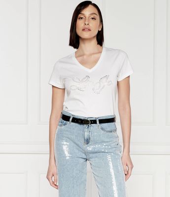Bluzka damska Liu Jo ze sklepu: Gomez Fashion Store w kategorii: Bluzki damskie - zdjęcie 874714-BD9-10338_LJ242W000055T20
