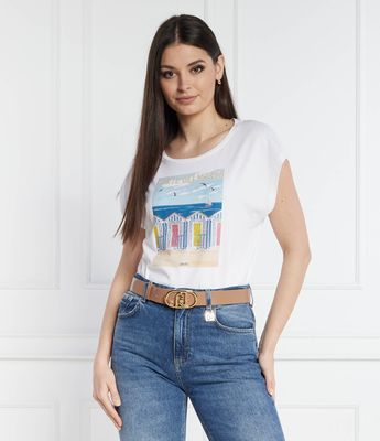 Bluzka damska Liu Jo ze sklepu: Gomez Fashion Store w kategorii: Bluzki damskie - zdjęcie 874714-BD9-10338_LJ242W000056Q71