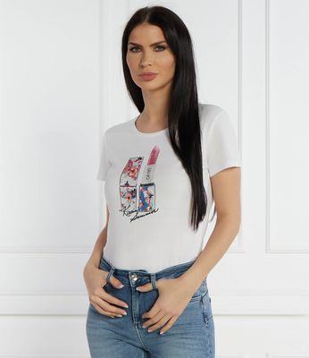Bluzka damska w stylu młodzieżowym Liu Jo ze sklepu: Gomez Fashion Store w kategorii: Bluzki damskie - zdjęcie 874714-BD9-10338_LJ242W000076Q92