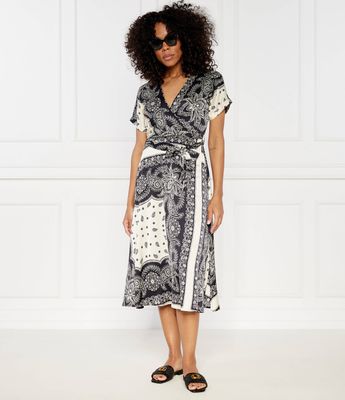 Liu Jo - Sukienka na wiosnę ze sklepu: Gomez Fashion Store w kategorii: Sukienki - zdjęcie 874714-BD9-10338_LJ242W000114Q91