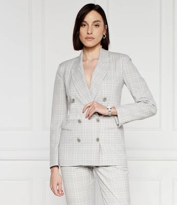 Marynarka na wiosnę elegancki Liu Jo ze sklepu: Gomez Fashion Store w kategorii: Marynarki damskie - zdjęcie 874714-BD9-10338_LJ242W000062Q51